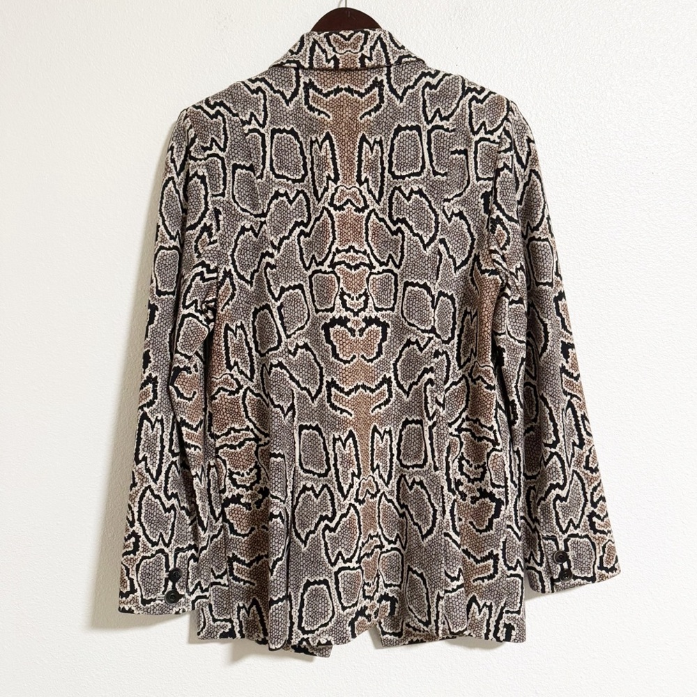 Cabi Python Snakeskin Print Blazer - image 3